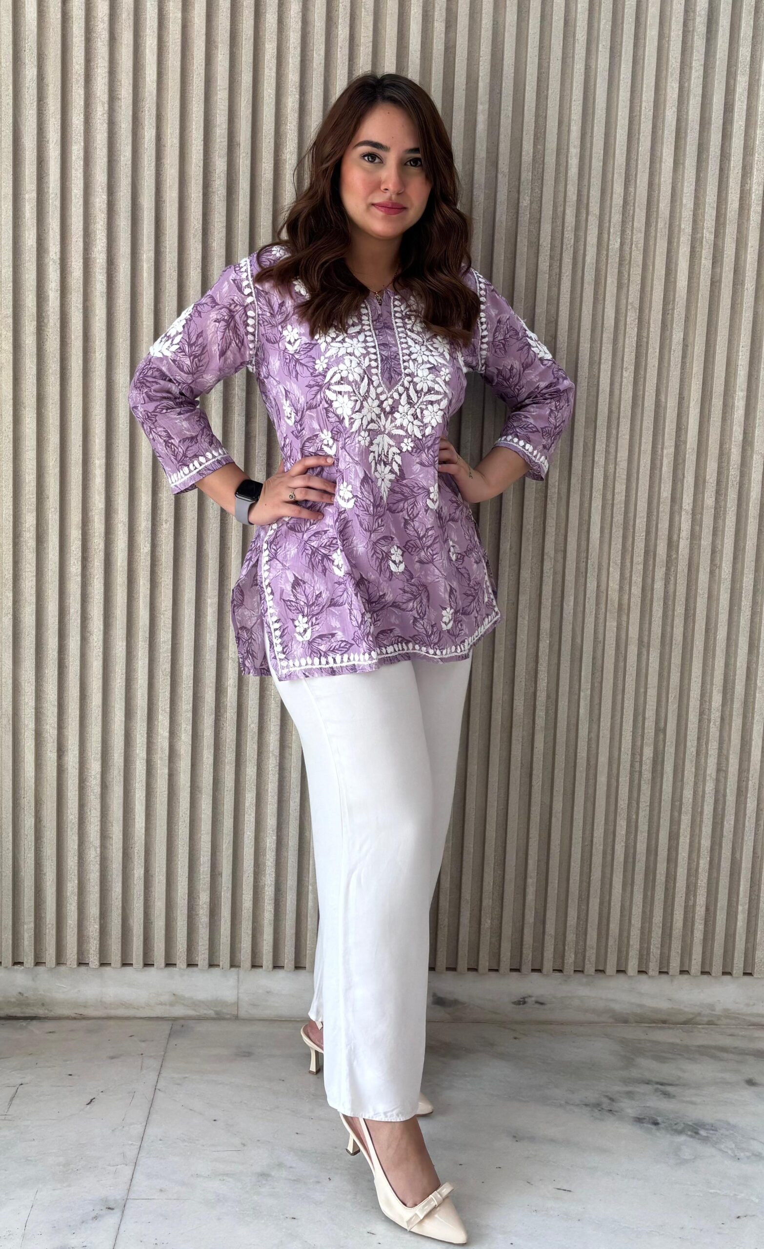 Printed Mal Mal Short Top